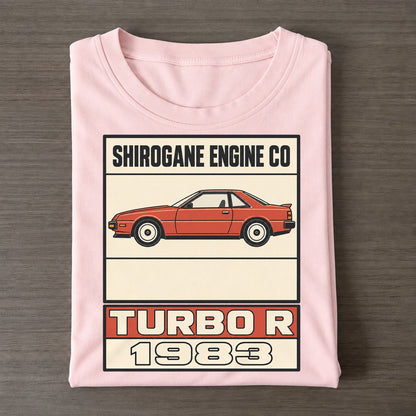 Shirogane Turbo R Showa Speed Plates Classic T-shirt – Pink