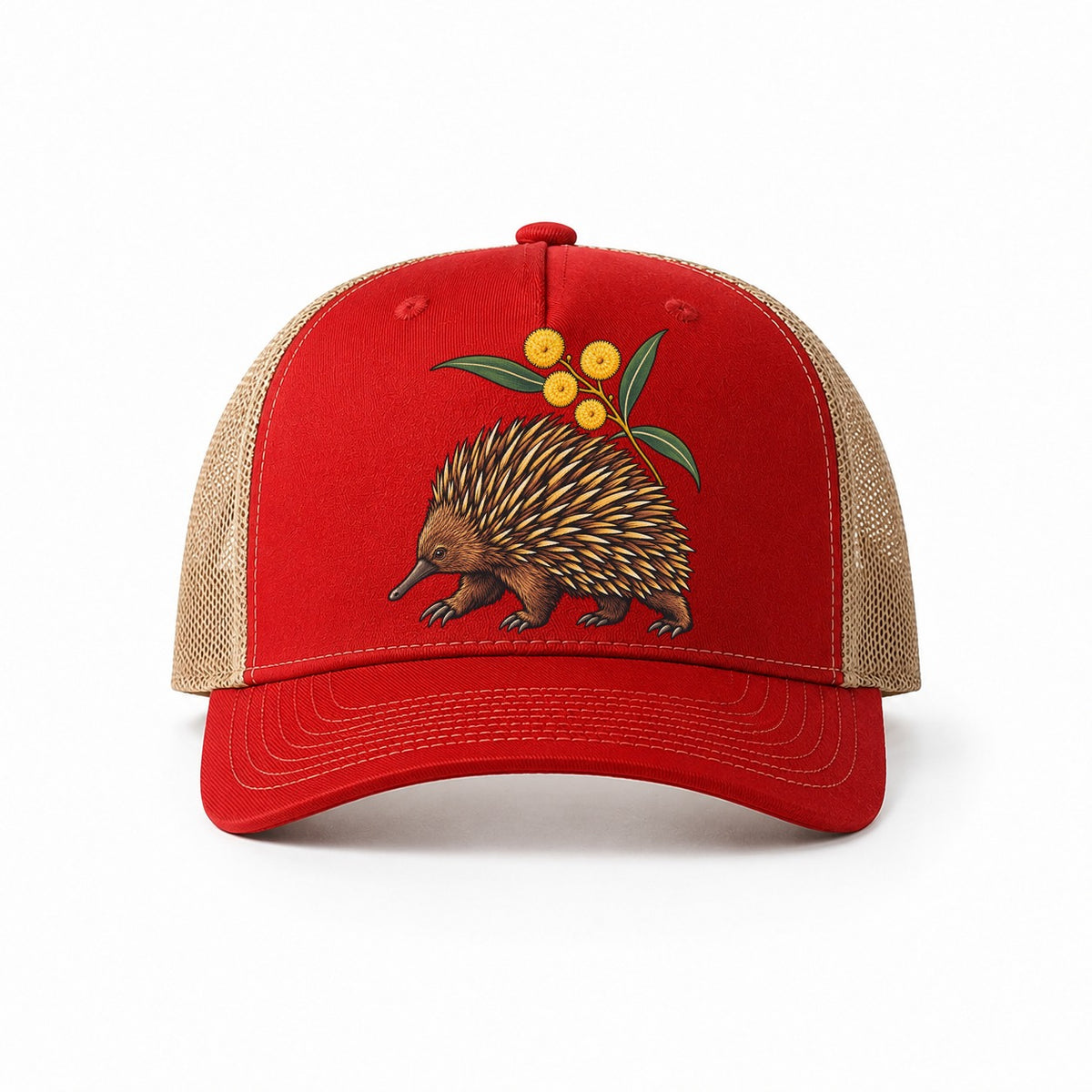 Red-Khaki — front view