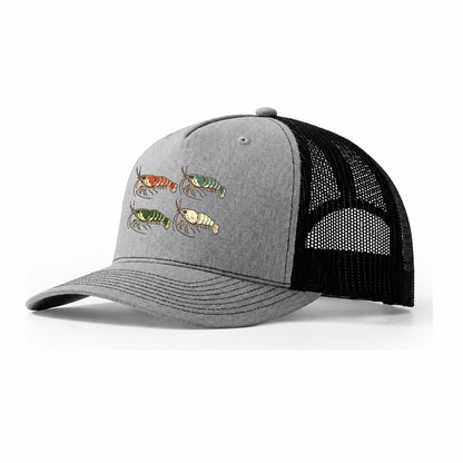 Shrimp Colour Study Aquarium Keeping Trucker Hat – Sport Grey Black