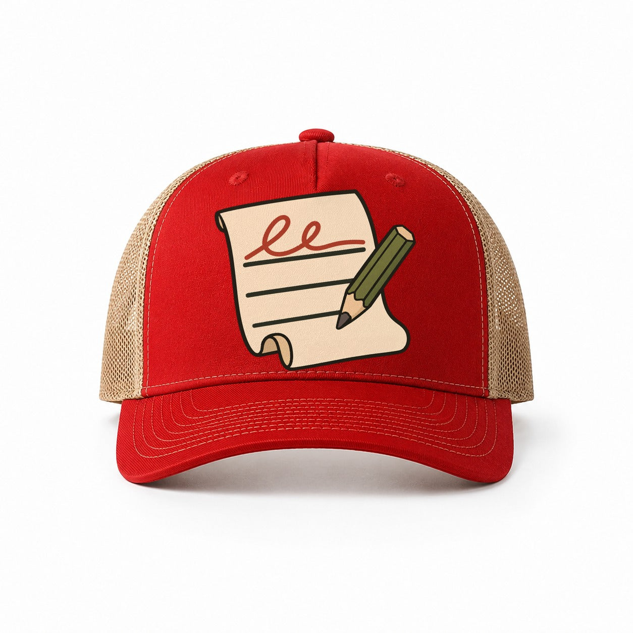 Red-Khaki — front view