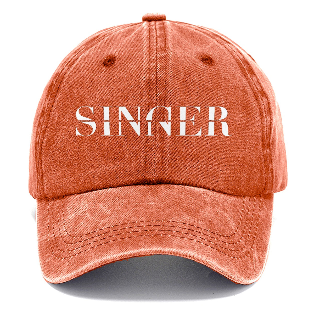 Singer Sinner Split Feelings Classic Cap – Terracotta Clay