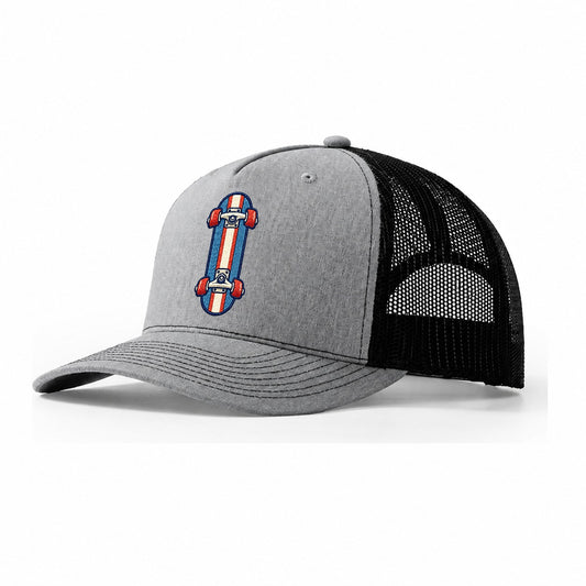 Skateboard Tiny Solo Marks Trucker Hat – Sport Grey Black