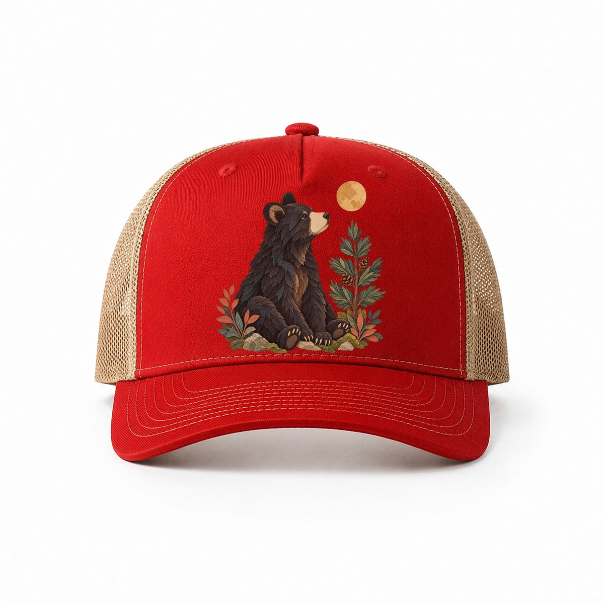 Red-Khaki — front view