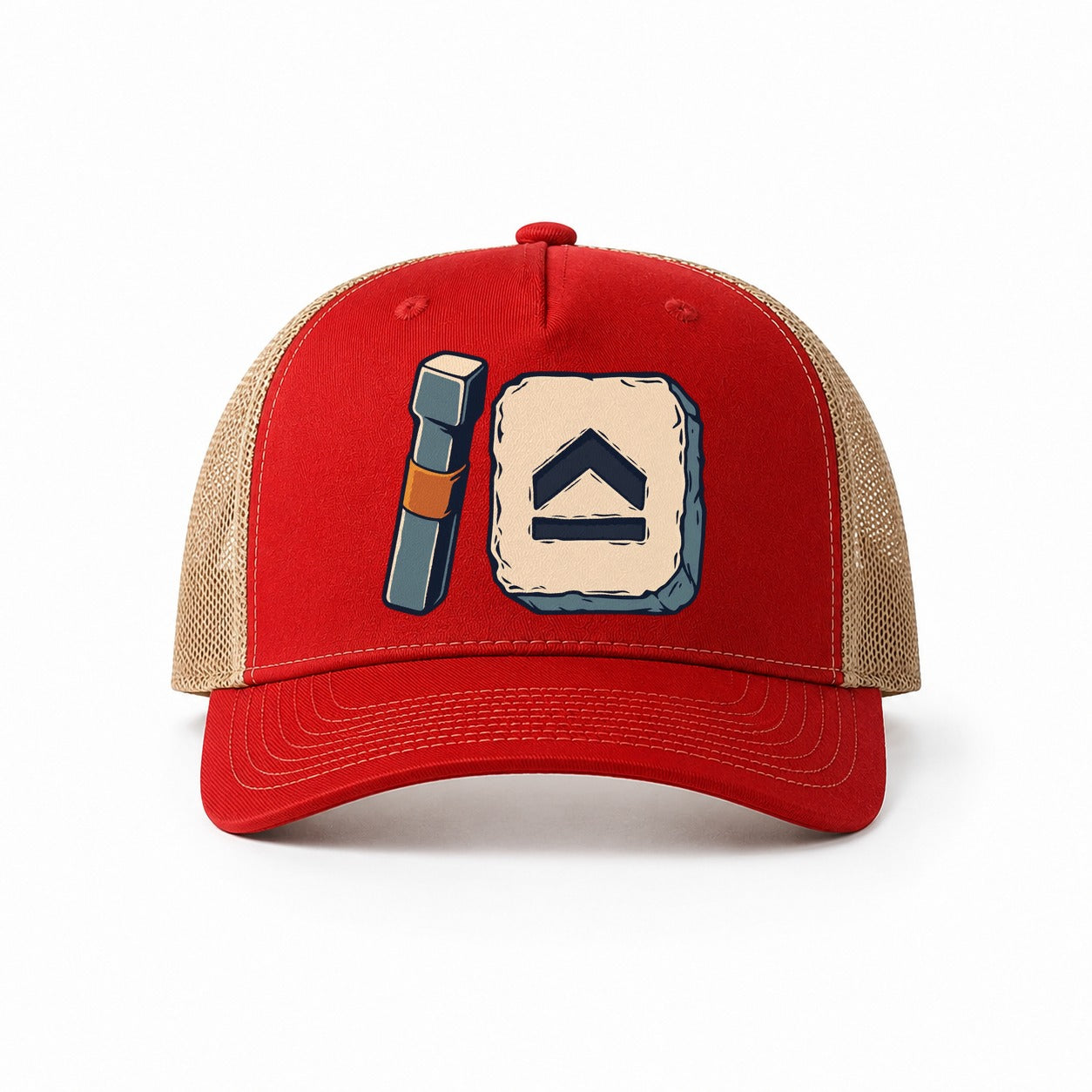 Red-Khaki — front view