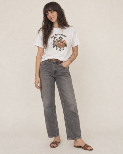 Snack Heist In Progress Kerfuffle Club Classic T-shirt – studio model photo