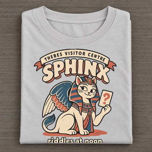 Sphinx Olympus Gift Shop Classic T-shirt – Grey
