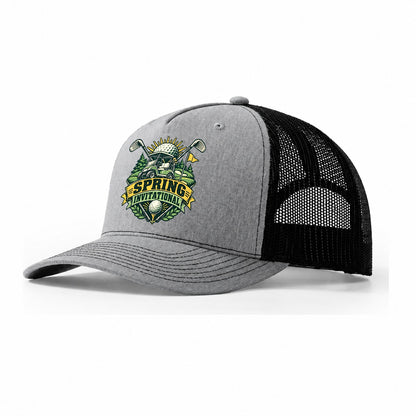 Spring Invitational Golf Life Trucker Hat – Sport Grey Black