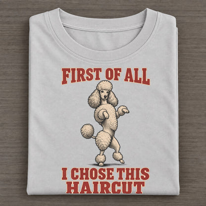 Standard Poodle Dog Declarations Classic T-shirt – Grey
