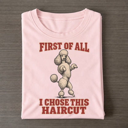 Standard Poodle Dog Declarations Classic T-shirt – Pink