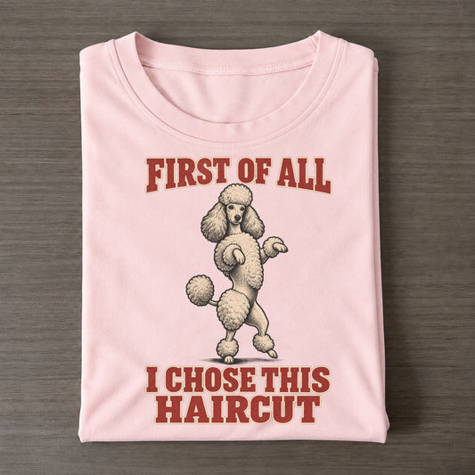 Standard Poodle Dog Declarations Classic T-shirt – Pink
