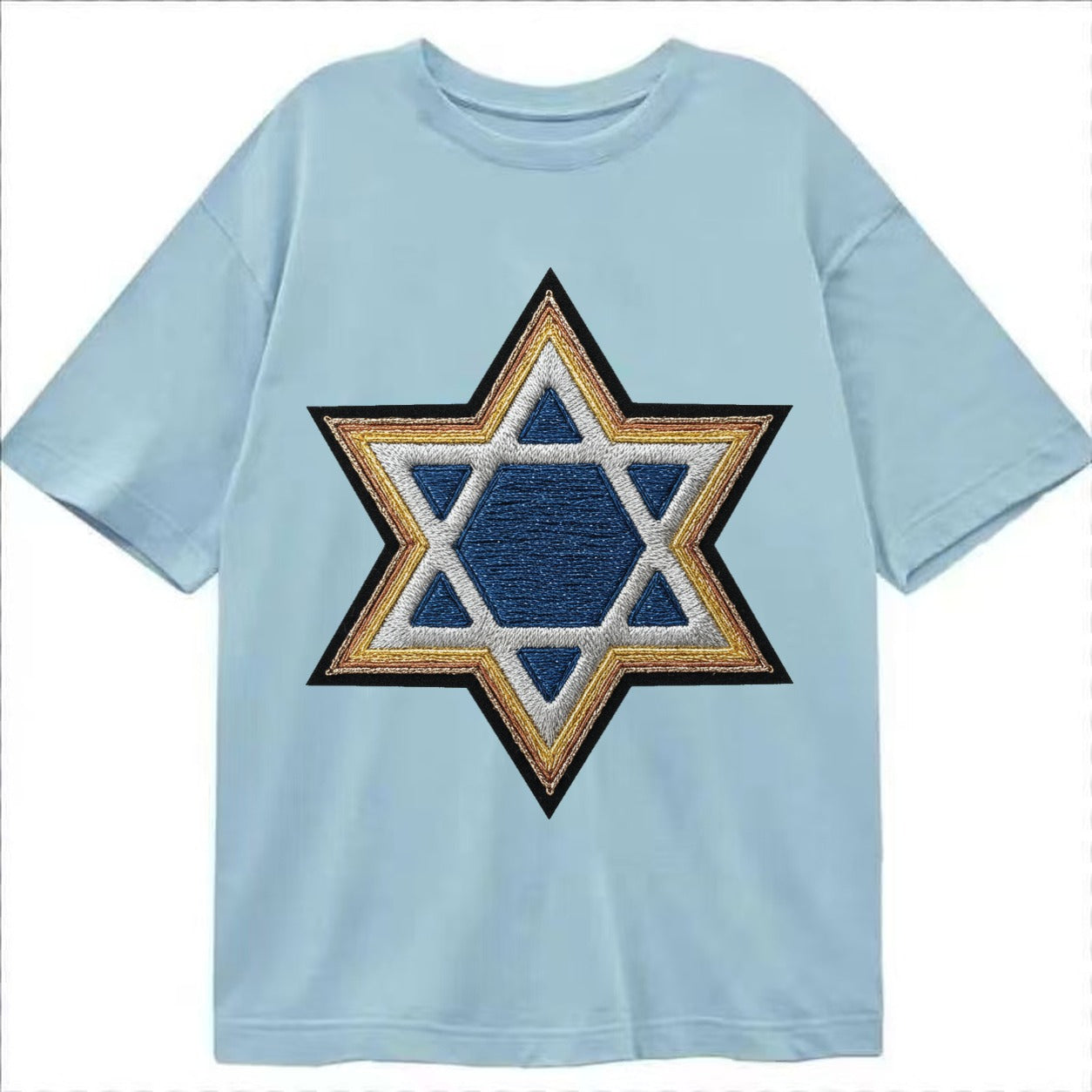 Star of David  - Classic T-shirt – Light Blue