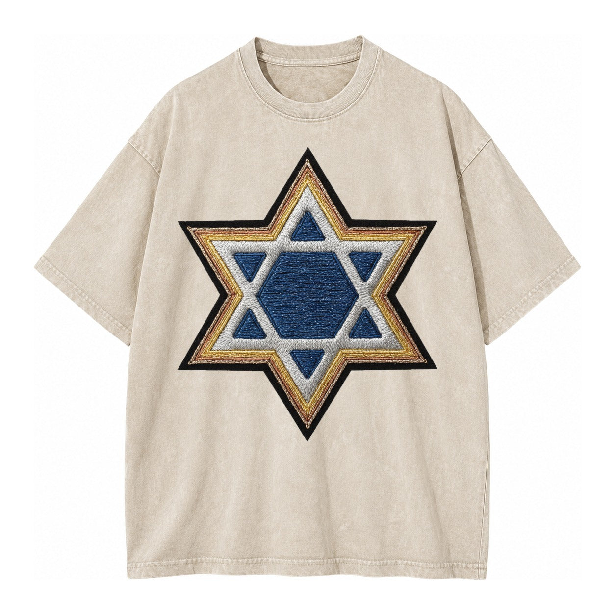 Star of David  - Vintage T-shirt – Off White
