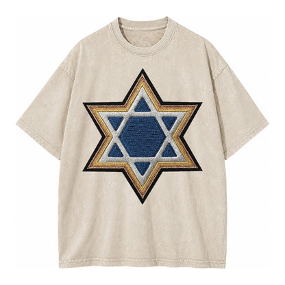 Star of David  - Vintage T-shirt – Off White