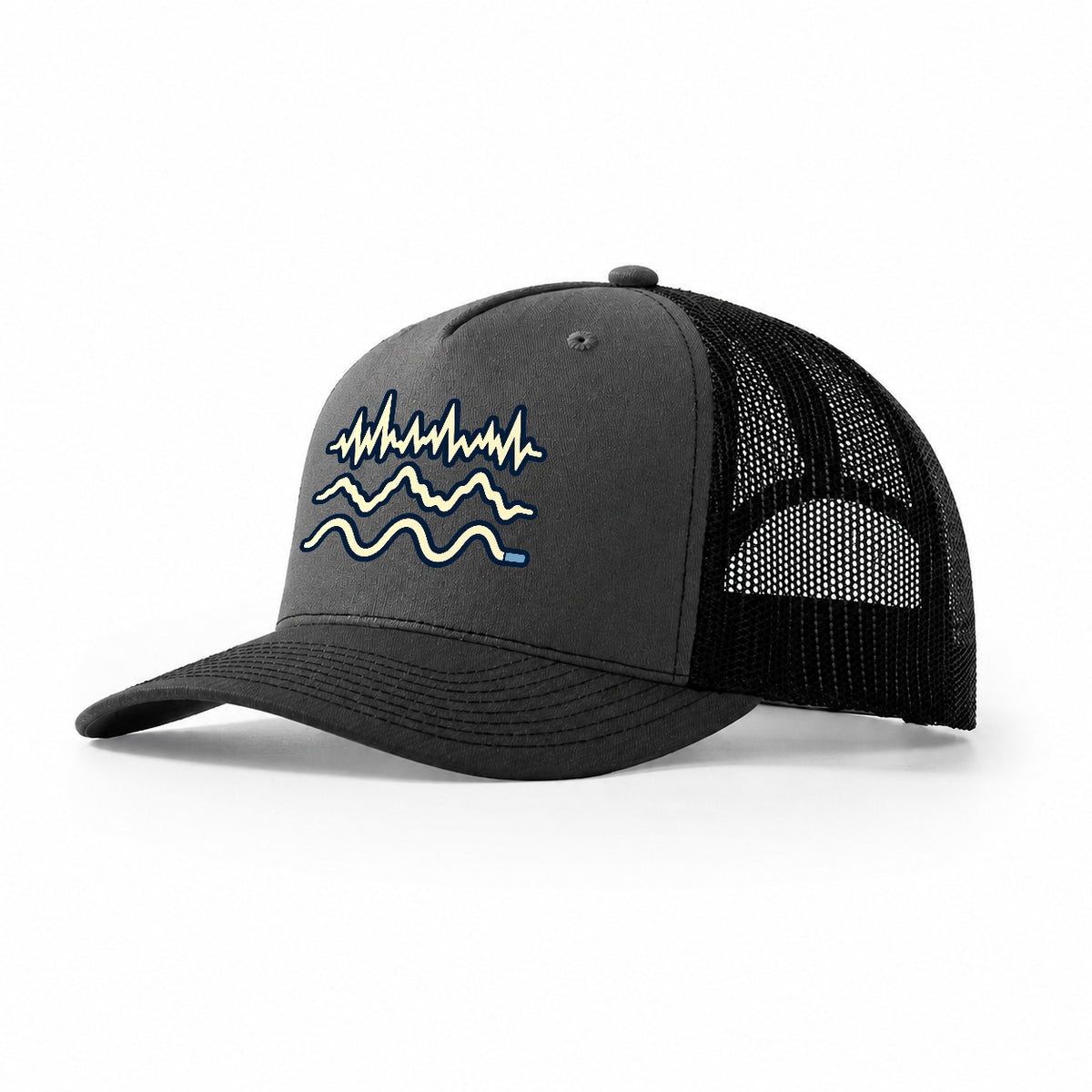Static To Signal Amateur Radio Trucker Hat – Dark Grey Black
