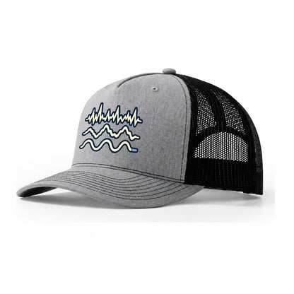 Static To Signal Amateur Radio Trucker Hat – Sport Grey Black