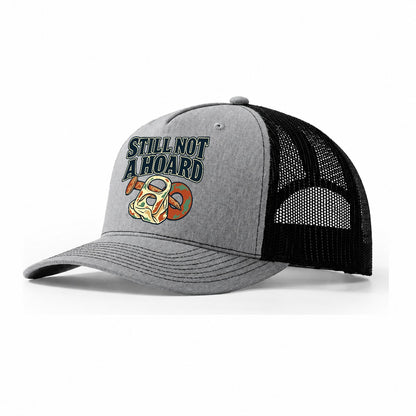 Still Not A Hoard Treasure Hunting Trucker Hat – Sport Grey Black