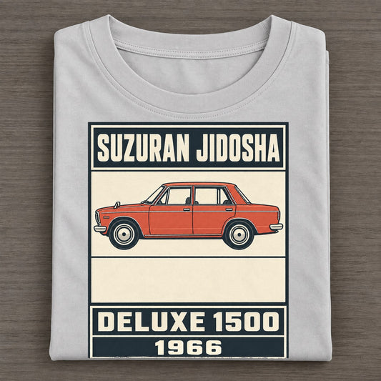 Suzuran Deluxe Showa Speed Plates Classic T-shirt – Grey