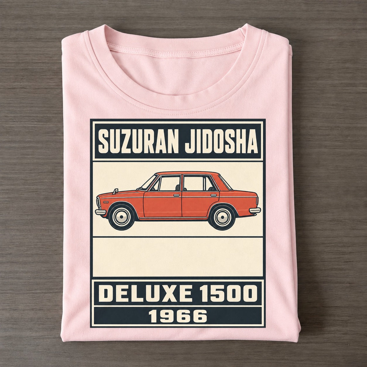 Suzuran Deluxe Showa Speed Plates Classic T-shirt – Pink