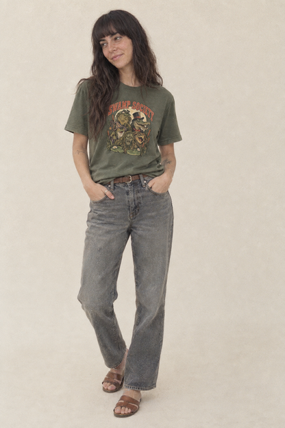 Swamp Society Ghoul Mixer Classic T-shirt – studio model photo