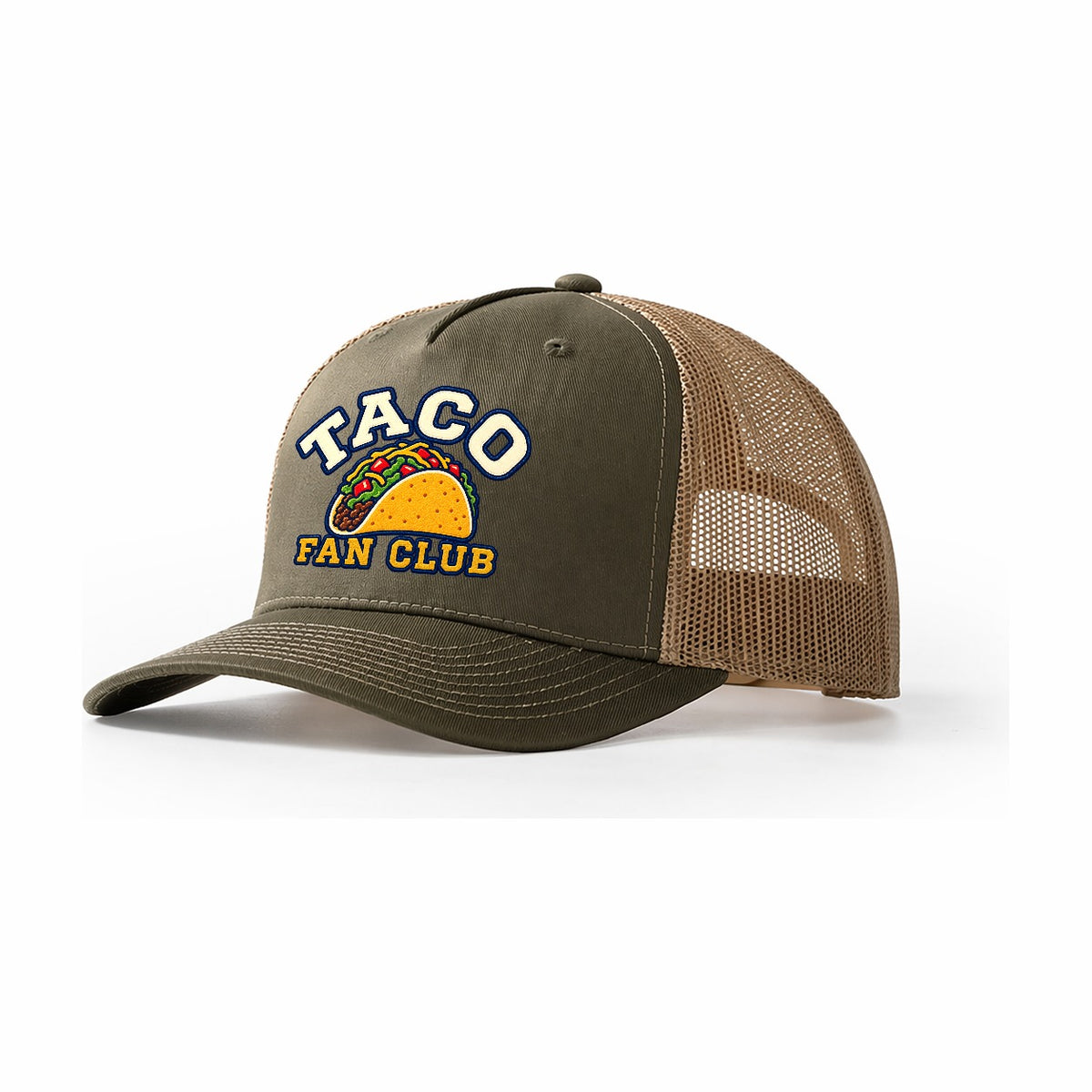 Taco Fan Club Trucker Hat – Olive Khaki