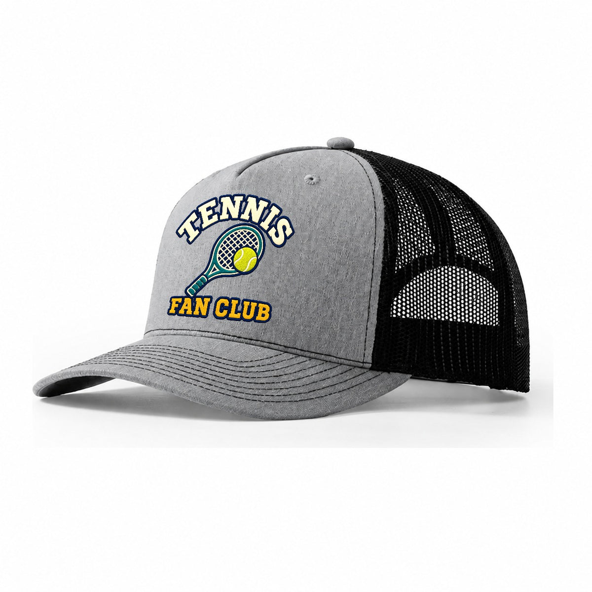 Tennis Fan Club Trucker Hat – Sport Grey Black