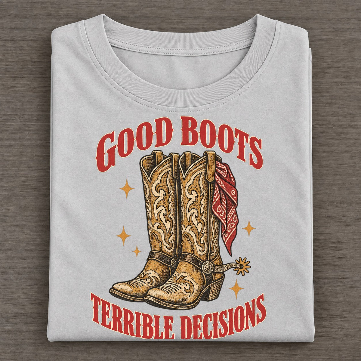 Terrible Decisions Unhinged Affirmations Classic T-shirt – Grey