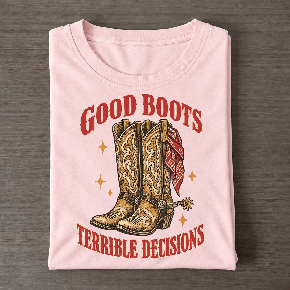 Terrible Decisions Unhinged Affirmations Classic T-shirt – Pink