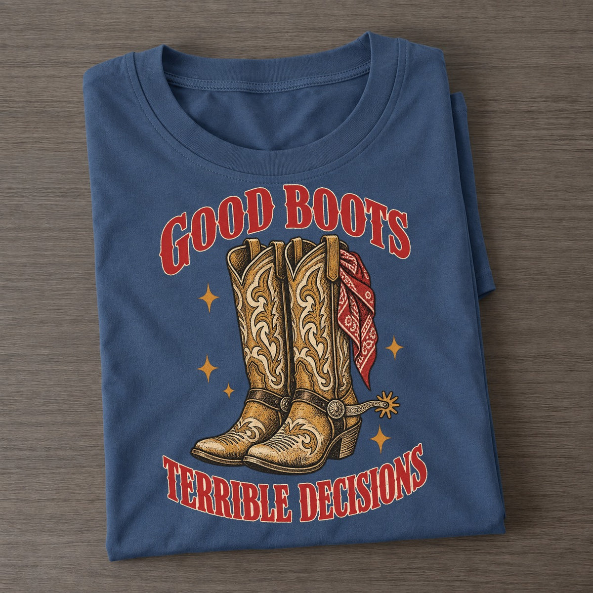 Terrible Decisions Unhinged Affirmations Classic T-shirt – Twilight Navy