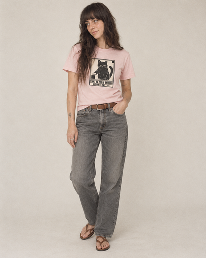 That Is Close Enough Neko Says No Classic T-shirt – studio model photo