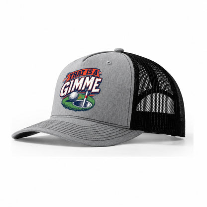 Thats A Gimme Golf Life Trucker Hat – Sport Grey Black