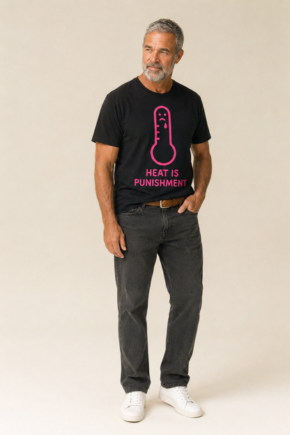 THE CROW JUDGES SILENTLY | Black crow with disapproving look - Classic T-shirt – studio model photo