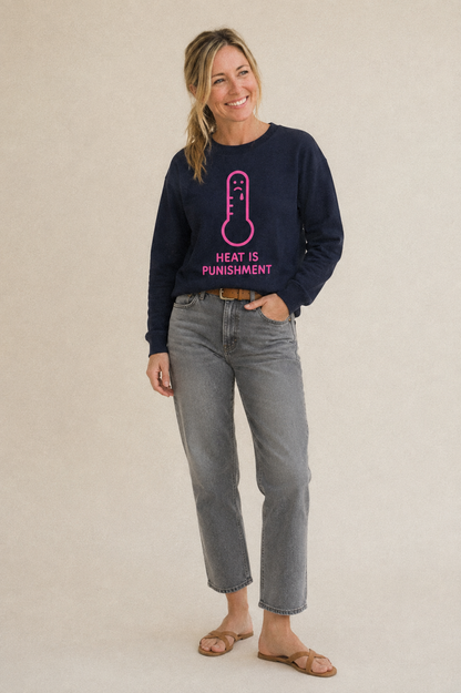 The Crow Judges Silently Black Crow With Disapproving Look Fleece Sweatshirt – studio model photo