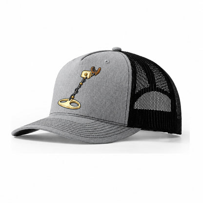 The Detector Treasure Hunting Trucker Hat – Sport Grey Black