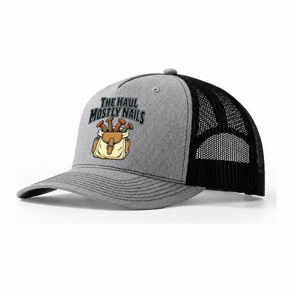 The Haul Mostly Nails Treasure Hunting Trucker Hat – Sport Grey Black
