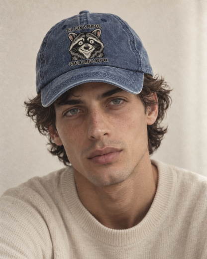 Model wearing the cap