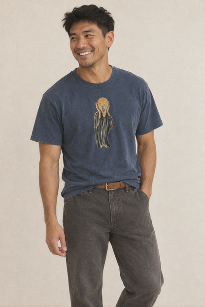 The Scream Classic T-shirt – studio model photo
