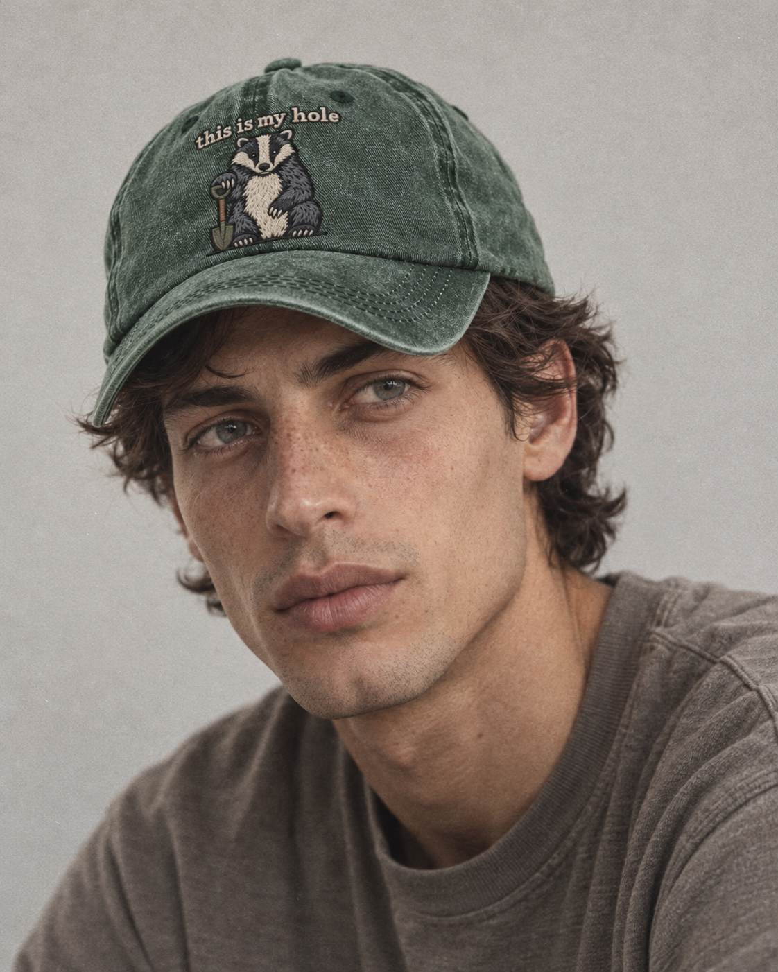 This Is My Hole Strongly Worded Classic Cap – studio model photo