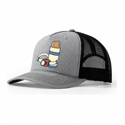 Three In The Morning Kit Astronomy And Stargazing Trucker Hat – Sport Grey Black