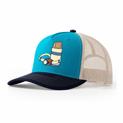 Three In The Morning Kit Astronomy And Stargazing Trucker Hat – Teal Navy