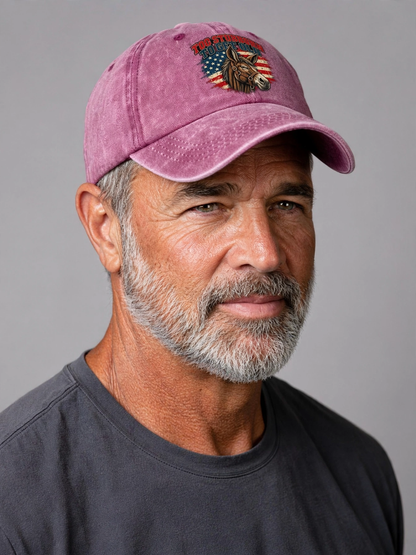 Studio model wearing the hat