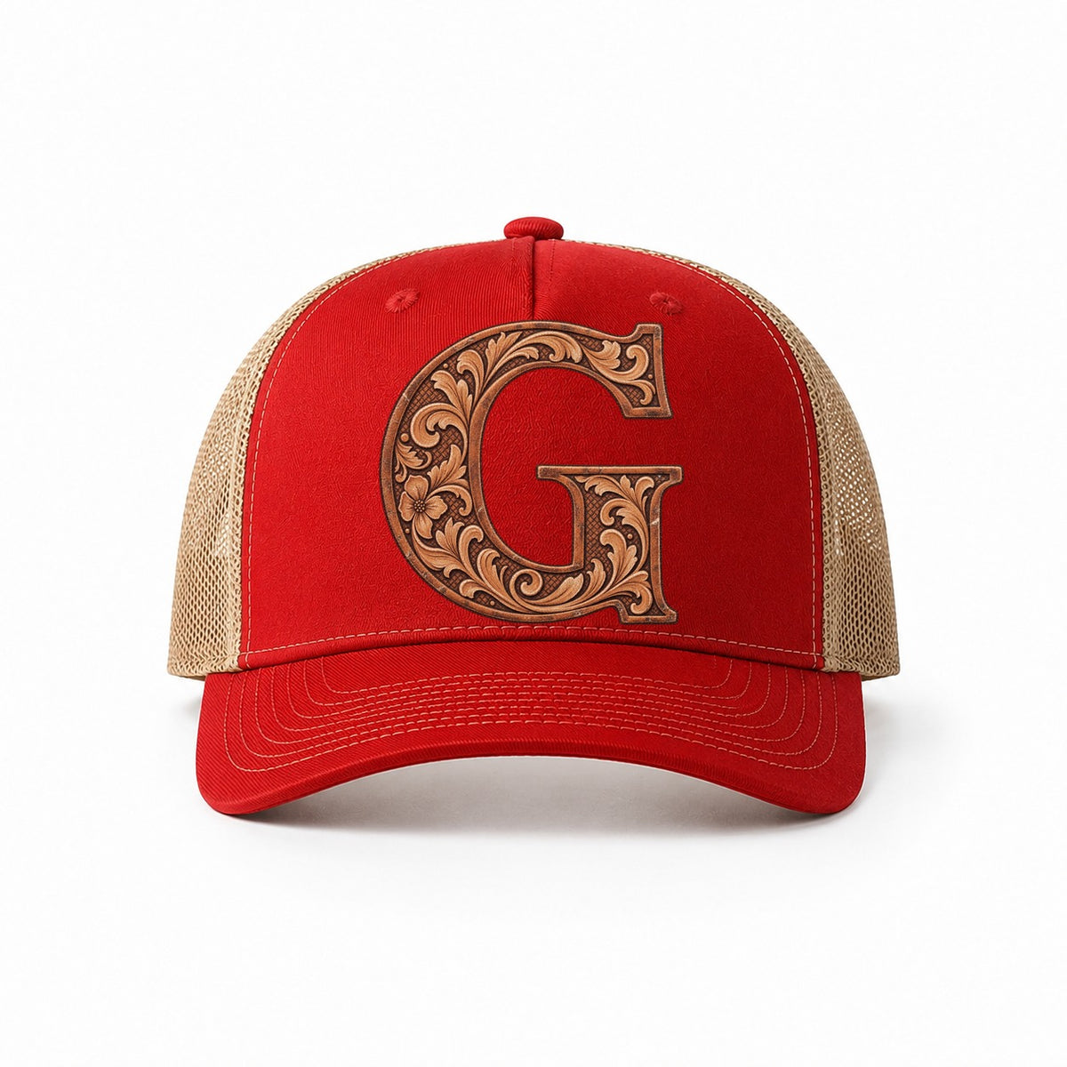 Red-Khaki — front view