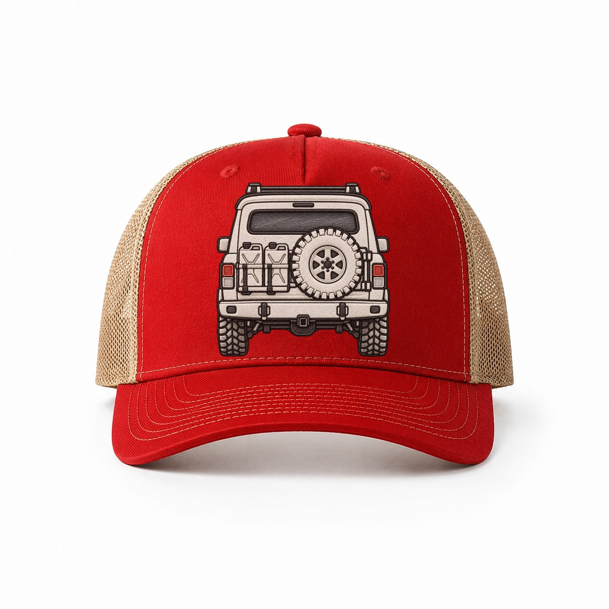 Red-Khaki — front view