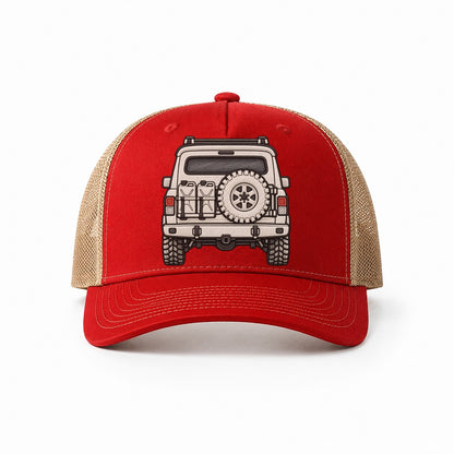 Red-Khaki — front view
