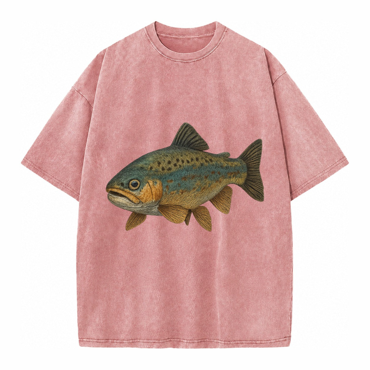 Trout Tales Headwear Vintage T-shirt – Dusty Rose(Rose)