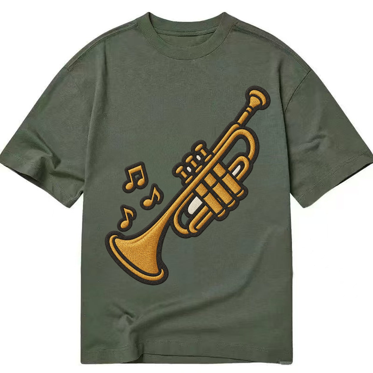 Trumpet  - Classic T-shirt – Army Green
