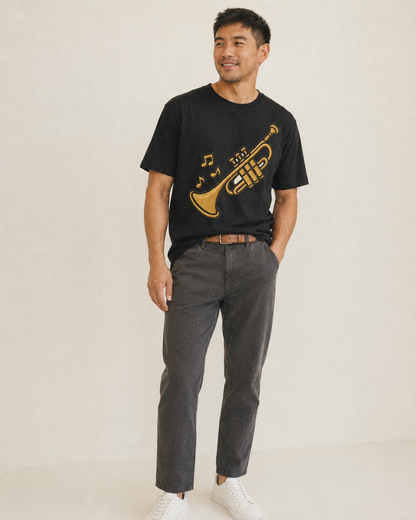 Trumpet  - Classic T-shirt – studio model photo