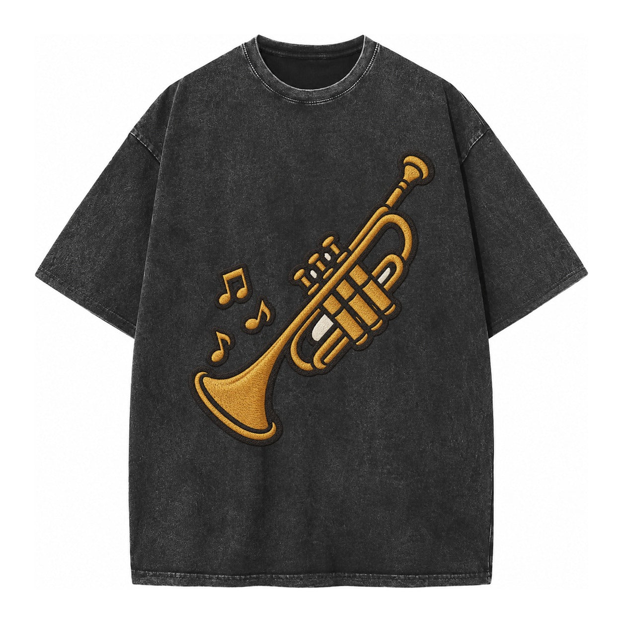 Trumpet  - Vintage T-shirt – Black