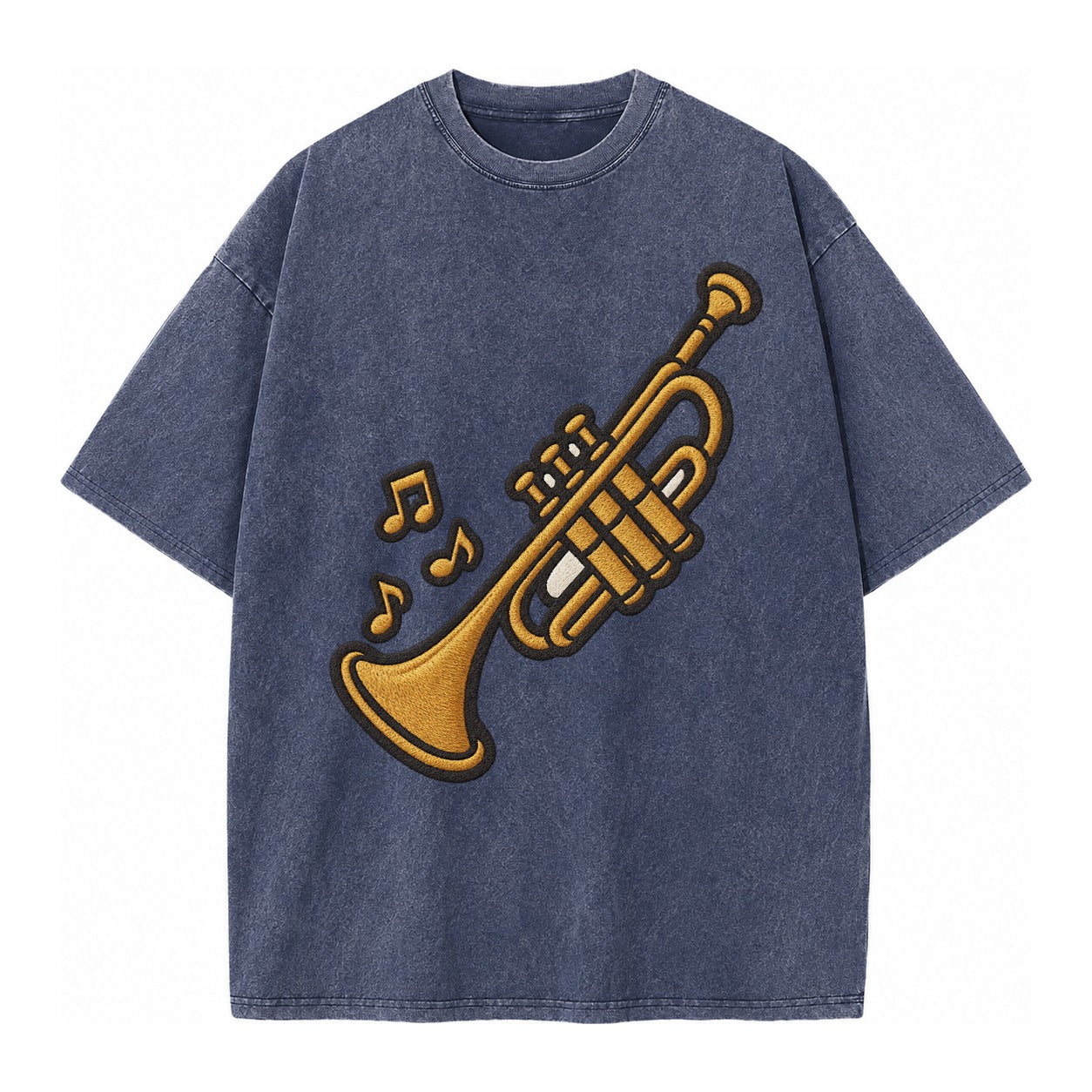 Trumpet  - Vintage T-shirt – Blue