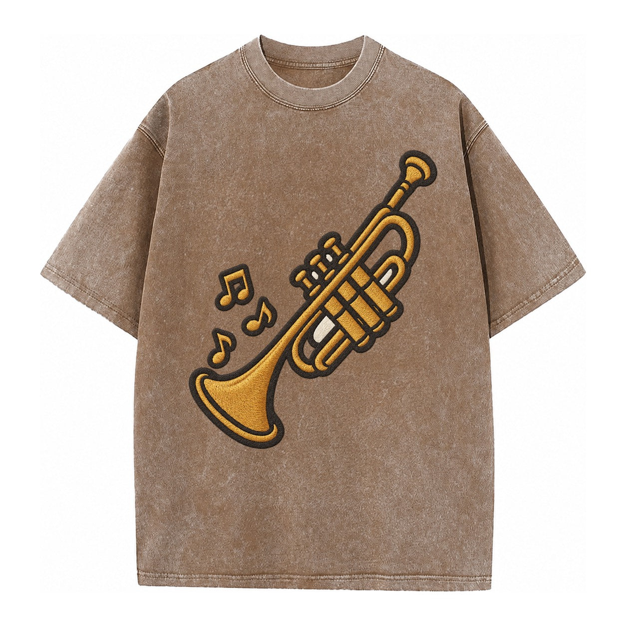 Trumpet  - Vintage T-shirt – Brown