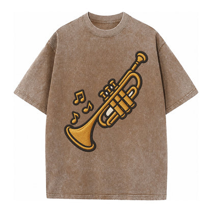 Trumpet  - Vintage T-shirt – Brown